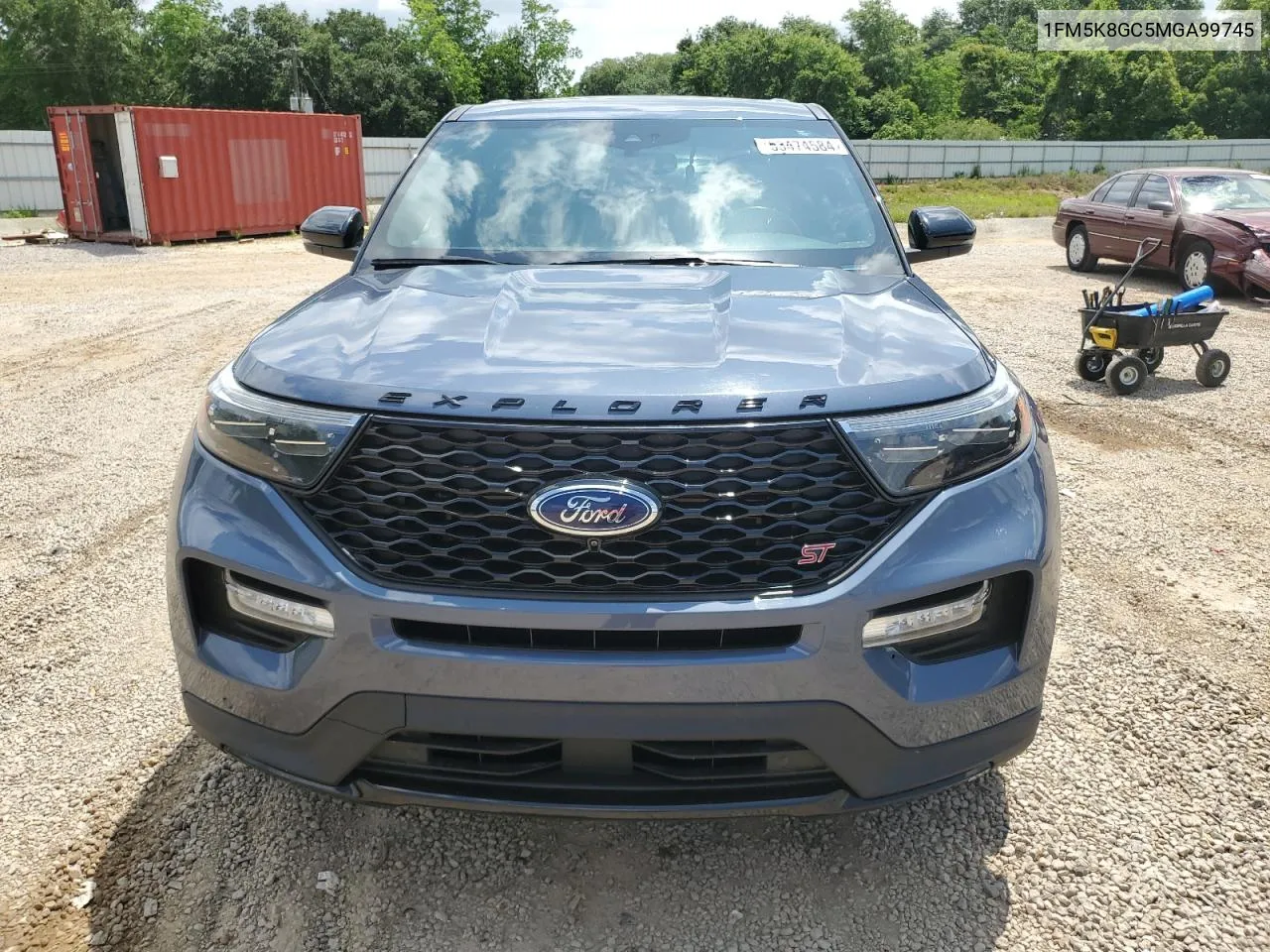 2021 Ford Explorer St VIN: 1FM5K8GC5MGA99745 Lot: 53474584