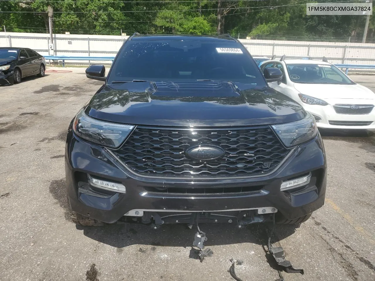 2021 Ford Explorer St VIN: 1FM5K8GCXMGA37824 Lot: 56569864