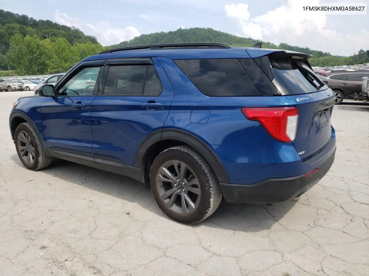 2021 Ford Explorer Xlt VIN: 1FMSK8DHXMGA58627 Lot: 59185894