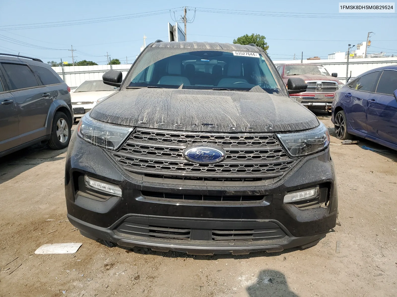 2021 Ford Explorer Xlt VIN: 1FMSK8DH5MGB29524 Lot: 63527644