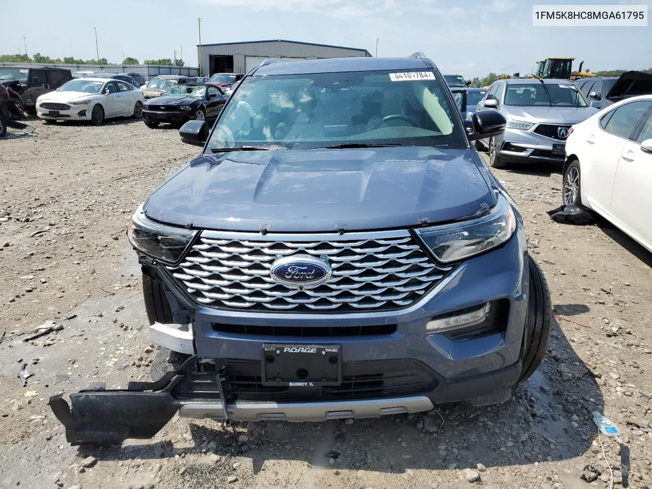 2021 Ford Explorer Platinum VIN: 1FM5K8HC8MGA61795 Lot: 64101784