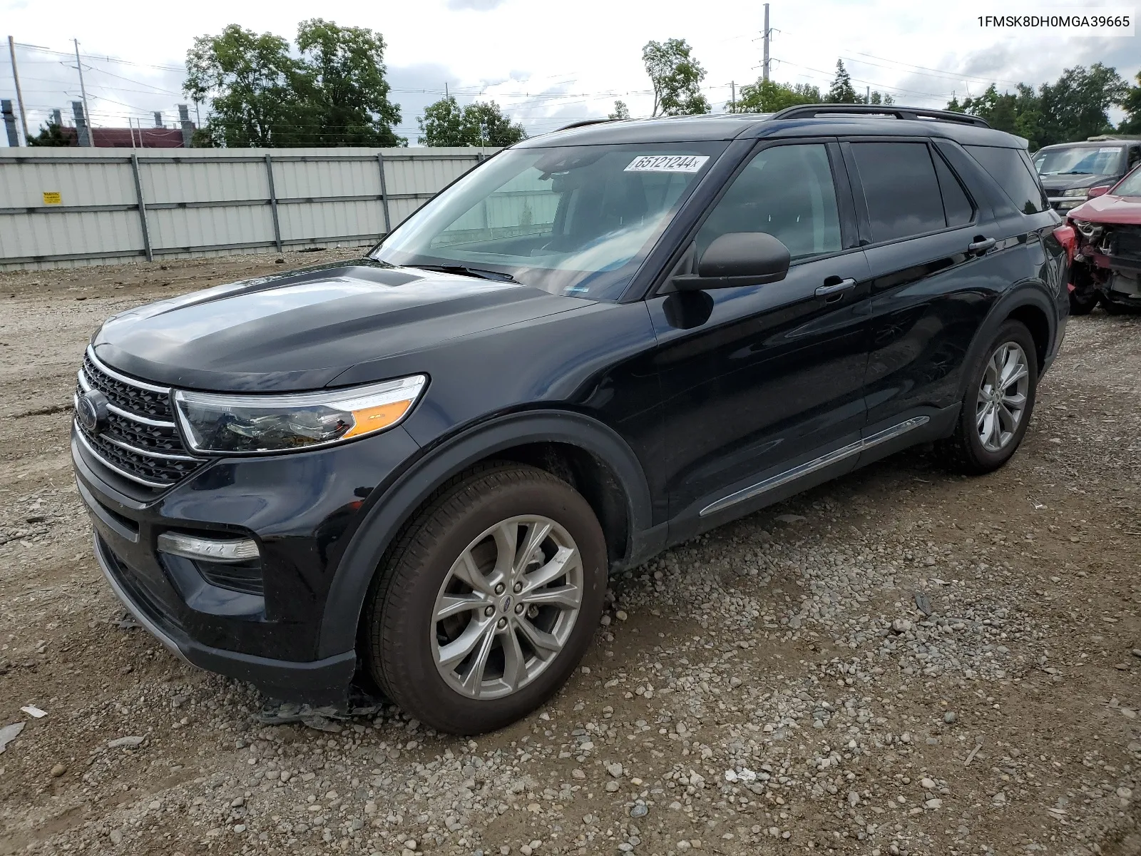 2021 Ford Explorer Xlt VIN: 1FMSK8DH0MGA39665 Lot: 65121244