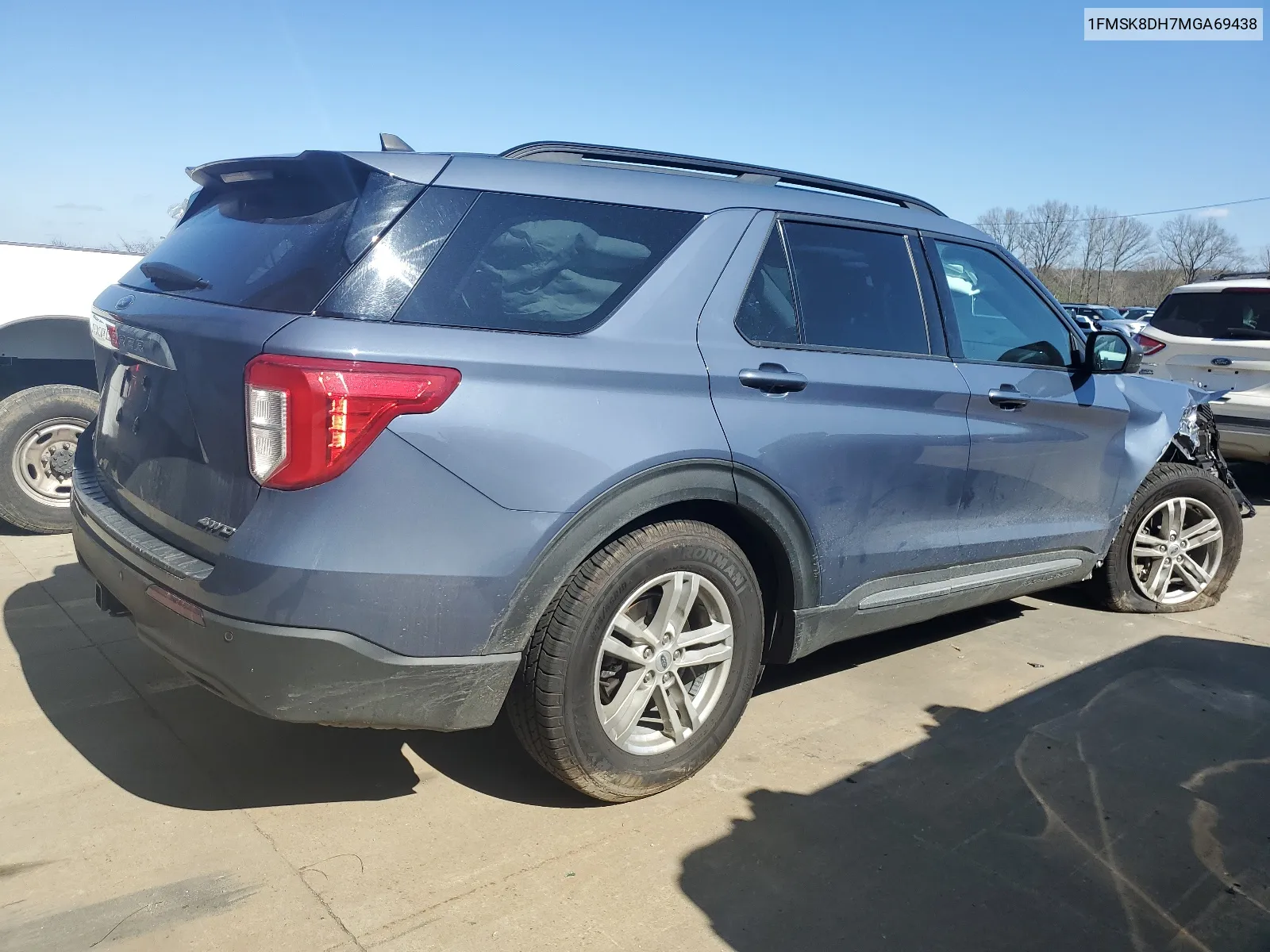 2021 Ford Explorer Xlt VIN: 1FMSK8DH7MGA69438 Lot: 65895614