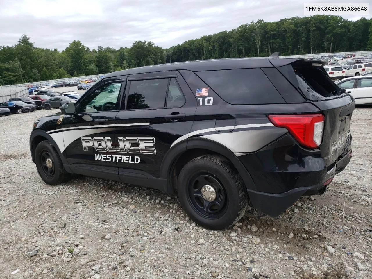 2021 Ford Explorer Police Interceptor VIN: 1FM5K8AB8MGA86648 Lot: 66109034