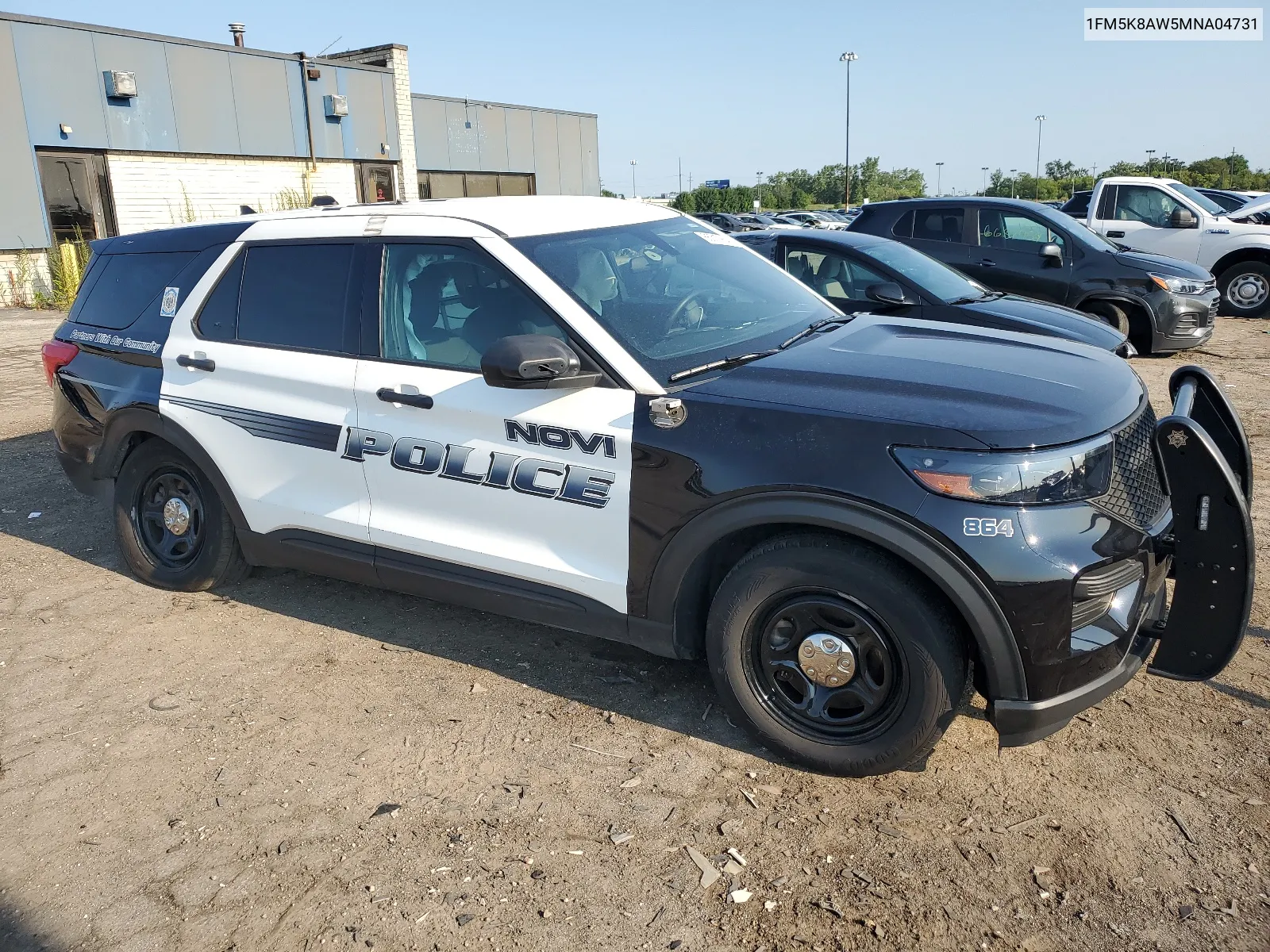 2021 Ford Explorer Police Interceptor VIN: 1FM5K8AW5MNA04731 Lot: 66317954