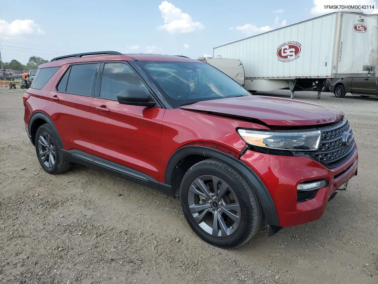 2021 Ford Explorer Xlt VIN: 1FMSK7DH0MGC42114 Lot: 66442874