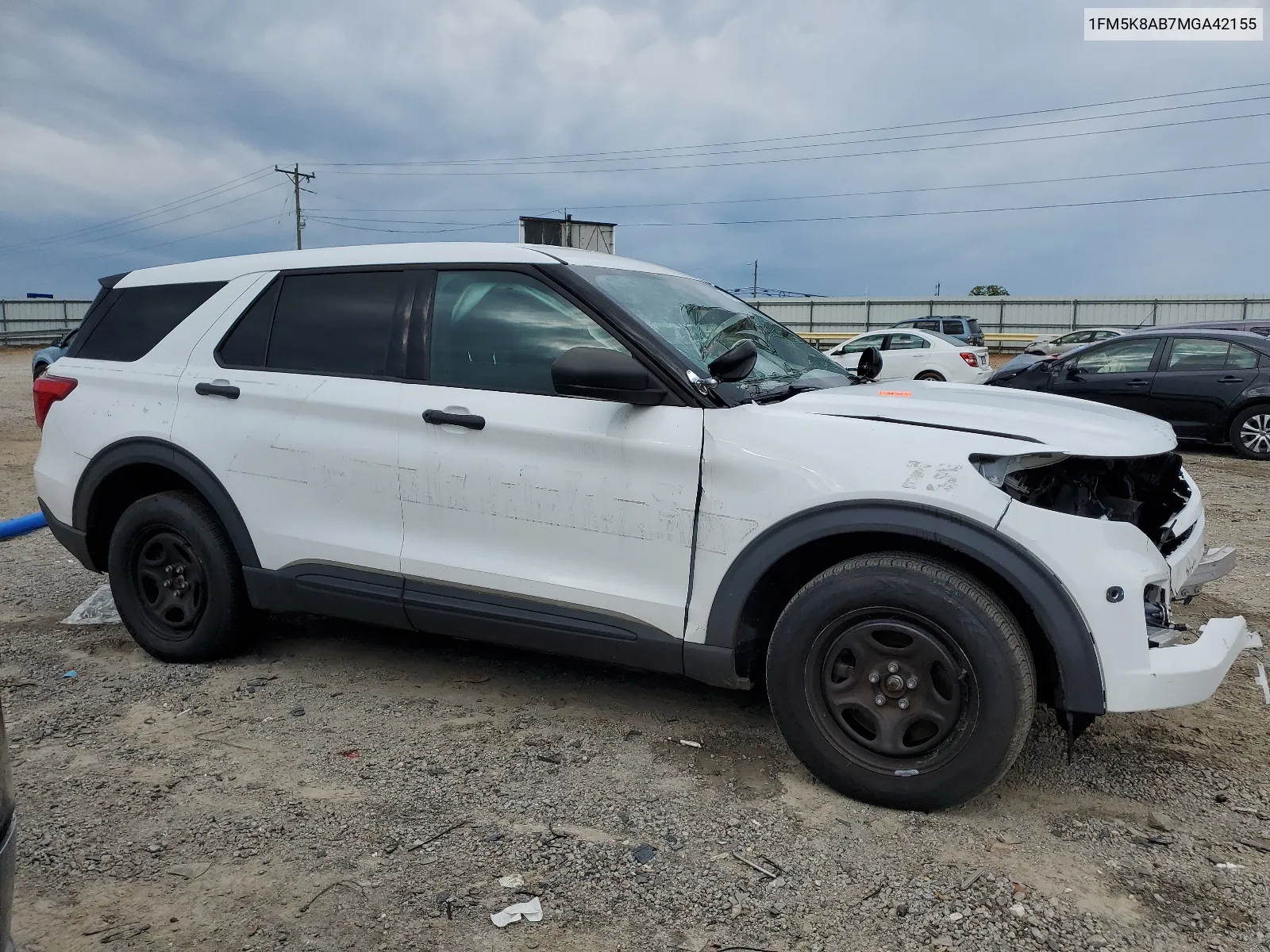 2021 Ford Explorer Police Interceptor VIN: 1FM5K8AB7MGA42155 Lot: 66850774