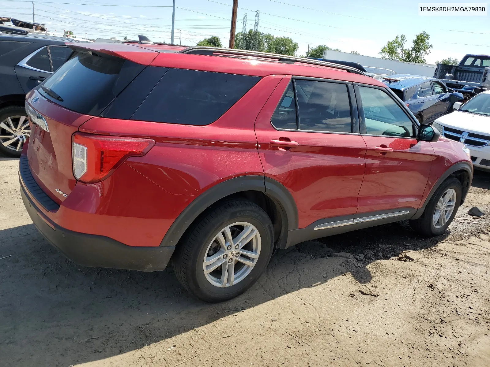 1FMSK8DH2MGA79830 2021 Ford Explorer Xlt