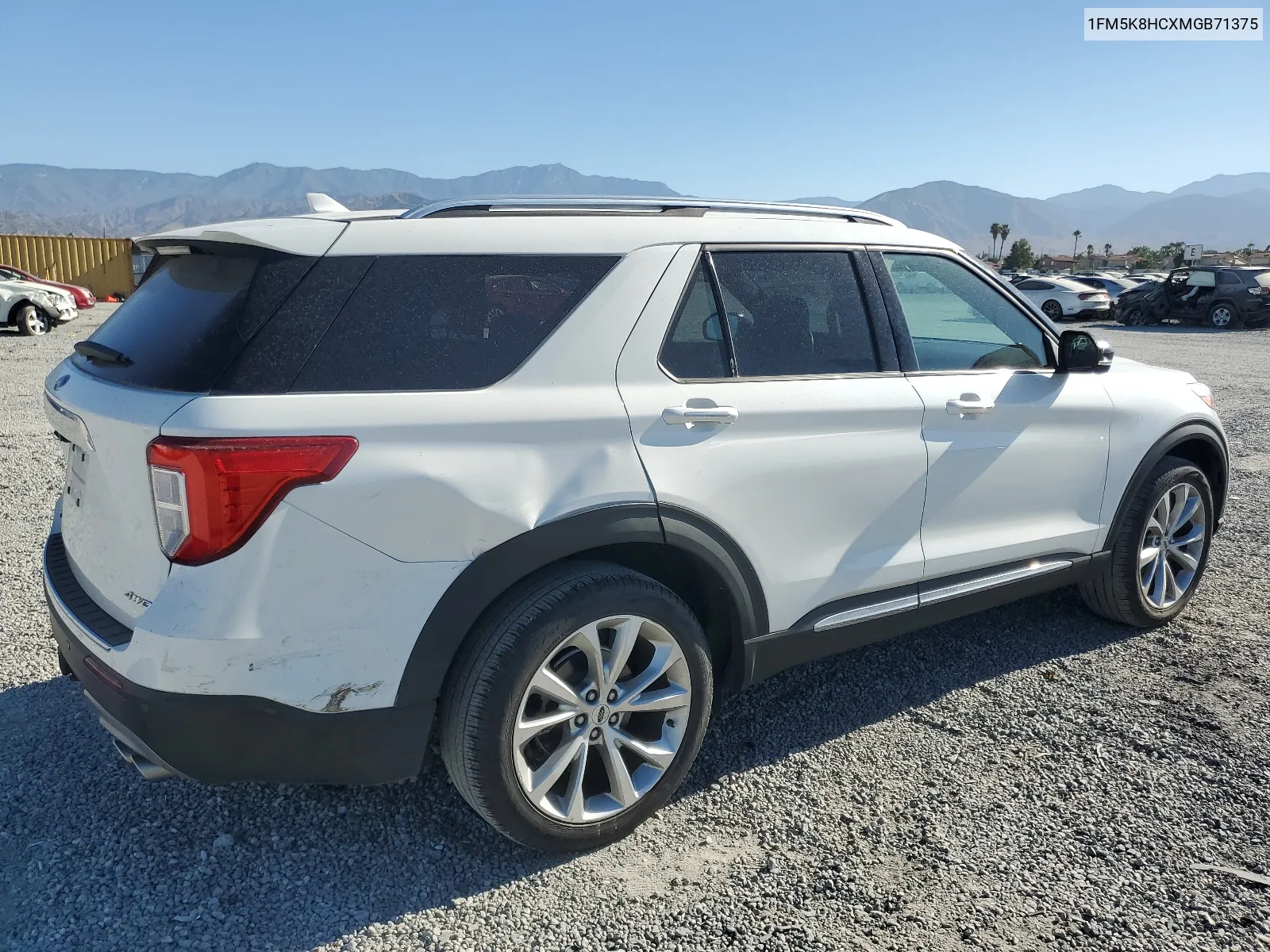 1FM5K8HCXMGB71375 2021 Ford Explorer Platinum