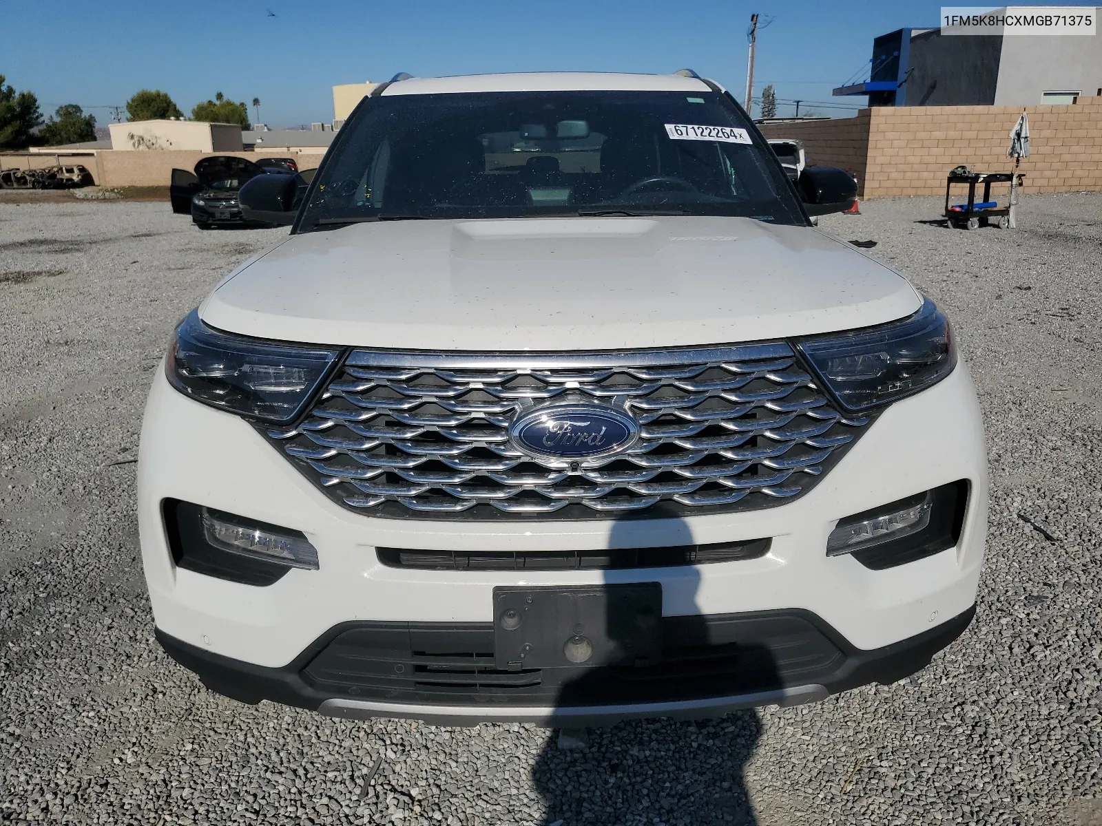 2021 Ford Explorer Platinum VIN: 1FM5K8HCXMGB71375 Lot: 67122264