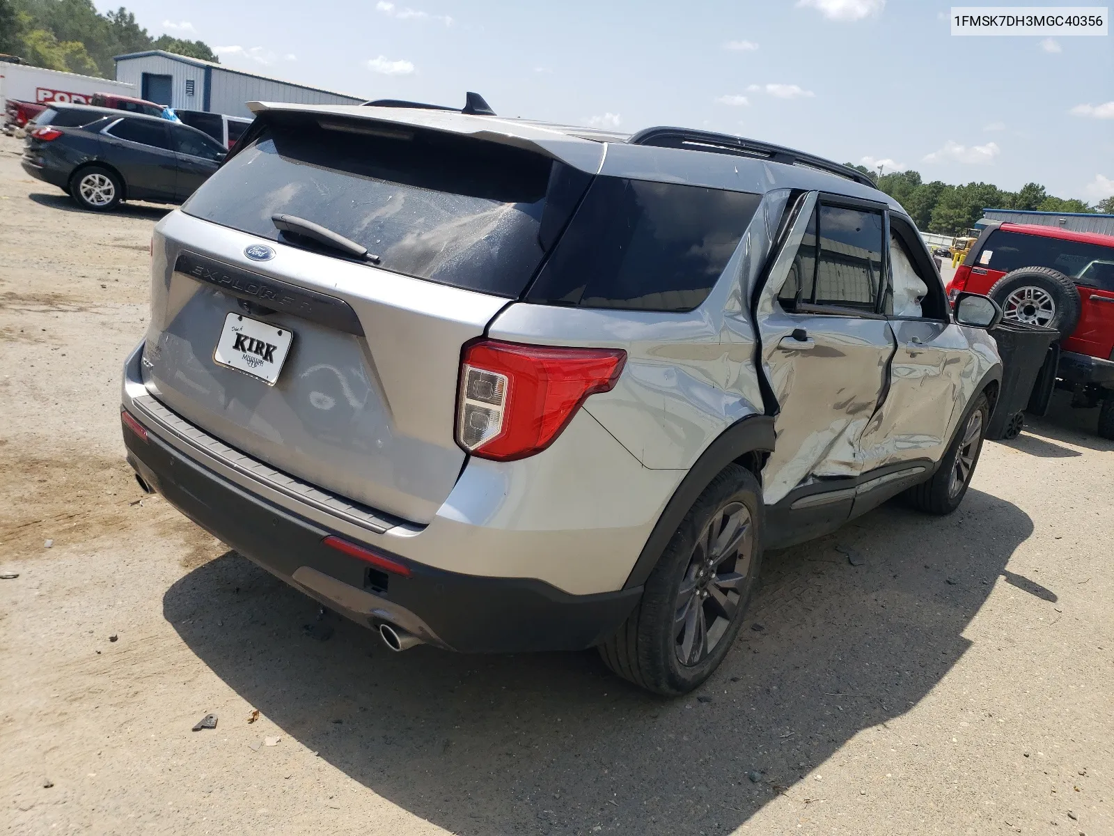 2021 Ford Explorer Xlt VIN: 1FMSK7DH3MGC40356 Lot: 67144524