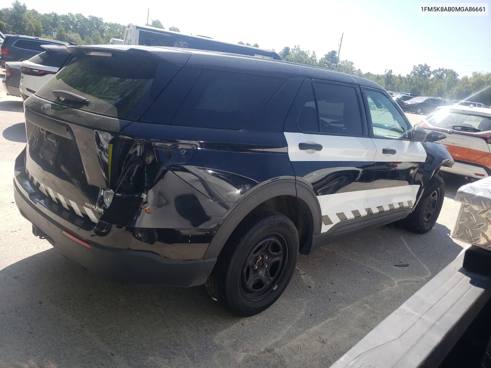 2021 Ford Explorer Police Interceptor VIN: 1FM5K8AB0MGA86661 Lot: 67469524