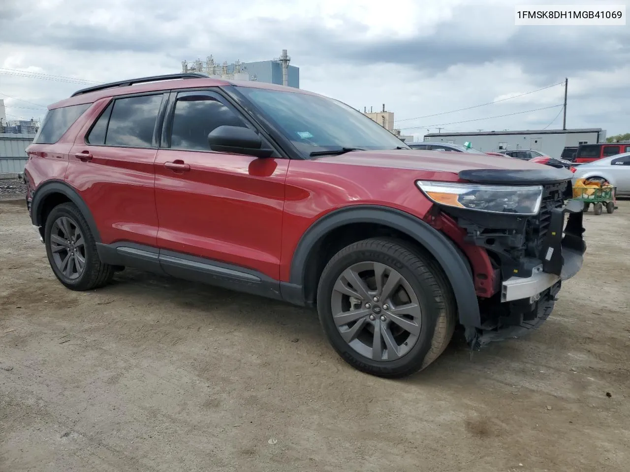 2021 Ford Explorer Xlt VIN: 1FMSK8DH1MGB41069 Lot: 67738454