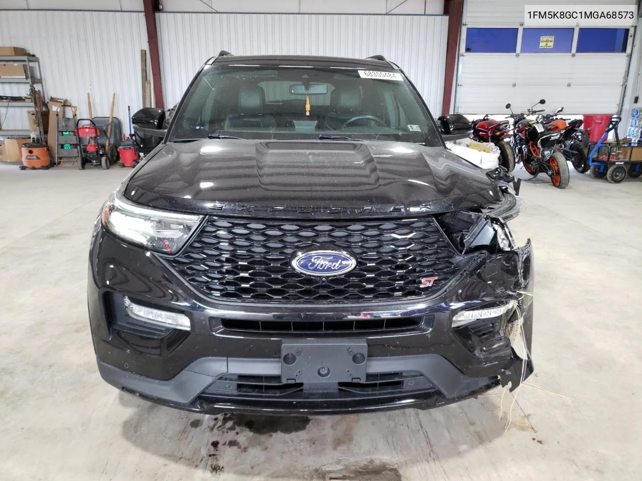 2021 Ford Explorer St VIN: 1FM5K8GC1MGA68573 Lot: 68355484