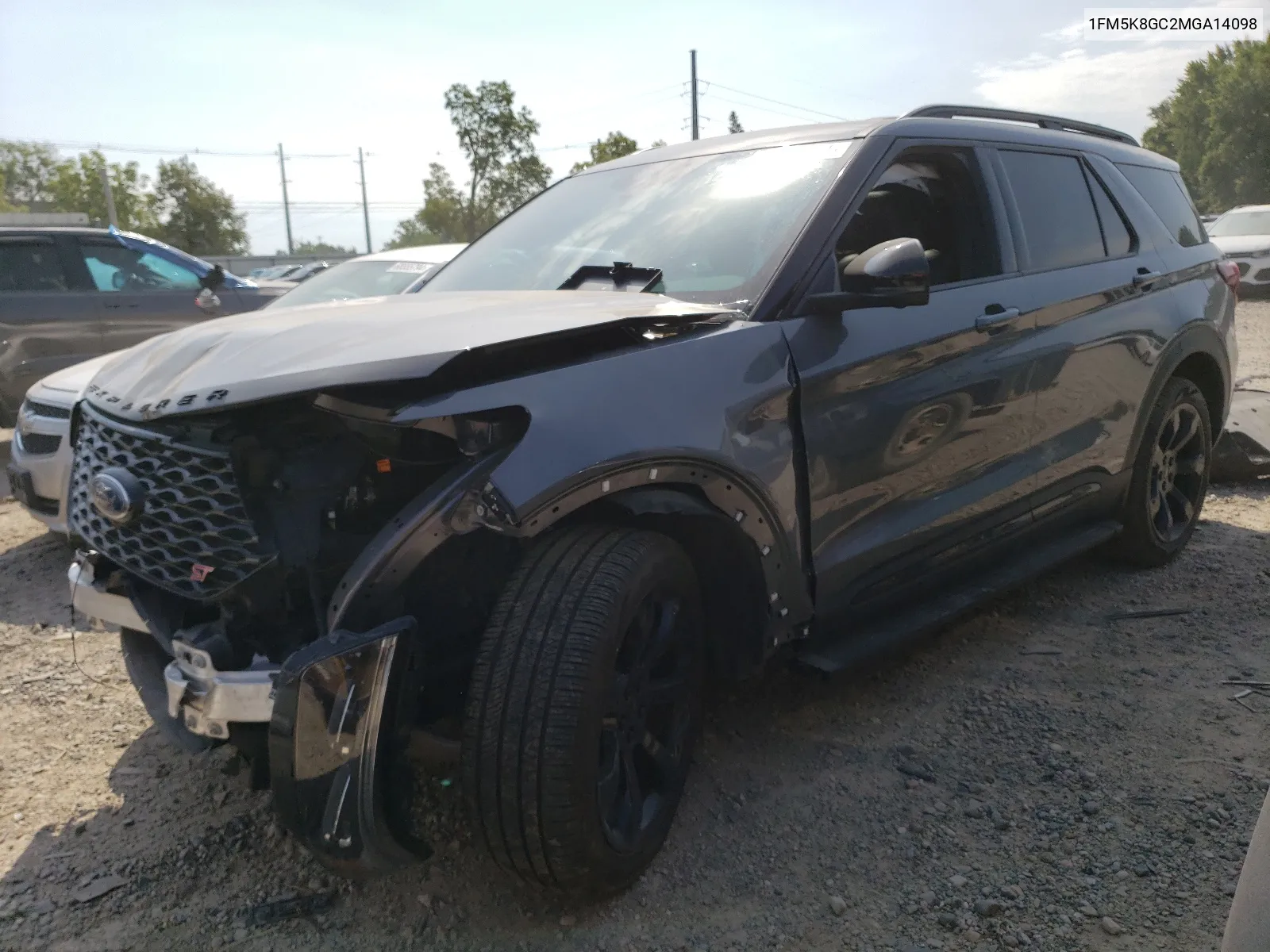 2021 Ford Explorer St VIN: 1FM5K8GC2MGA14098 Lot: 68434514