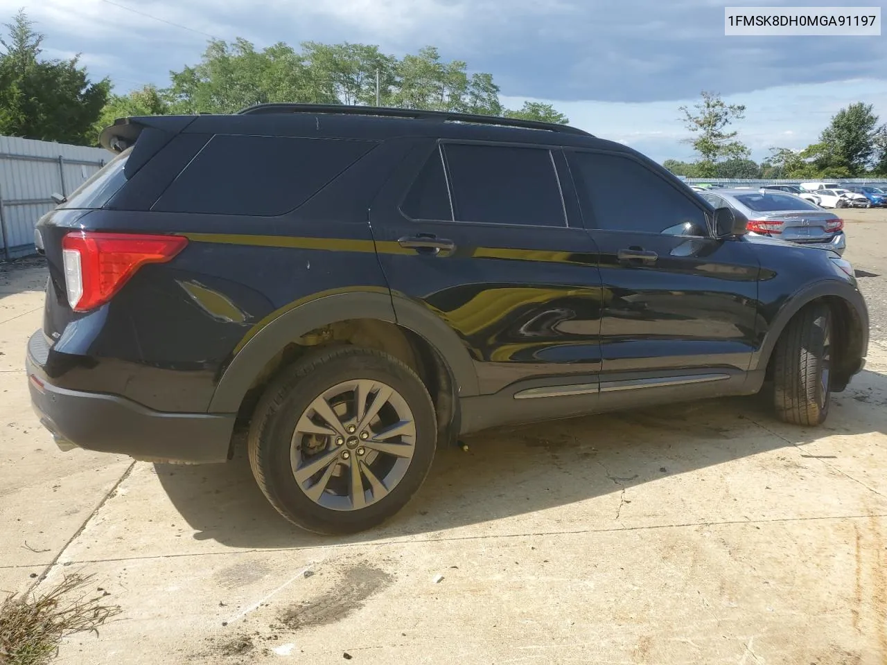 2021 Ford Explorer Xlt VIN: 1FMSK8DH0MGA91197 Lot: 68766514