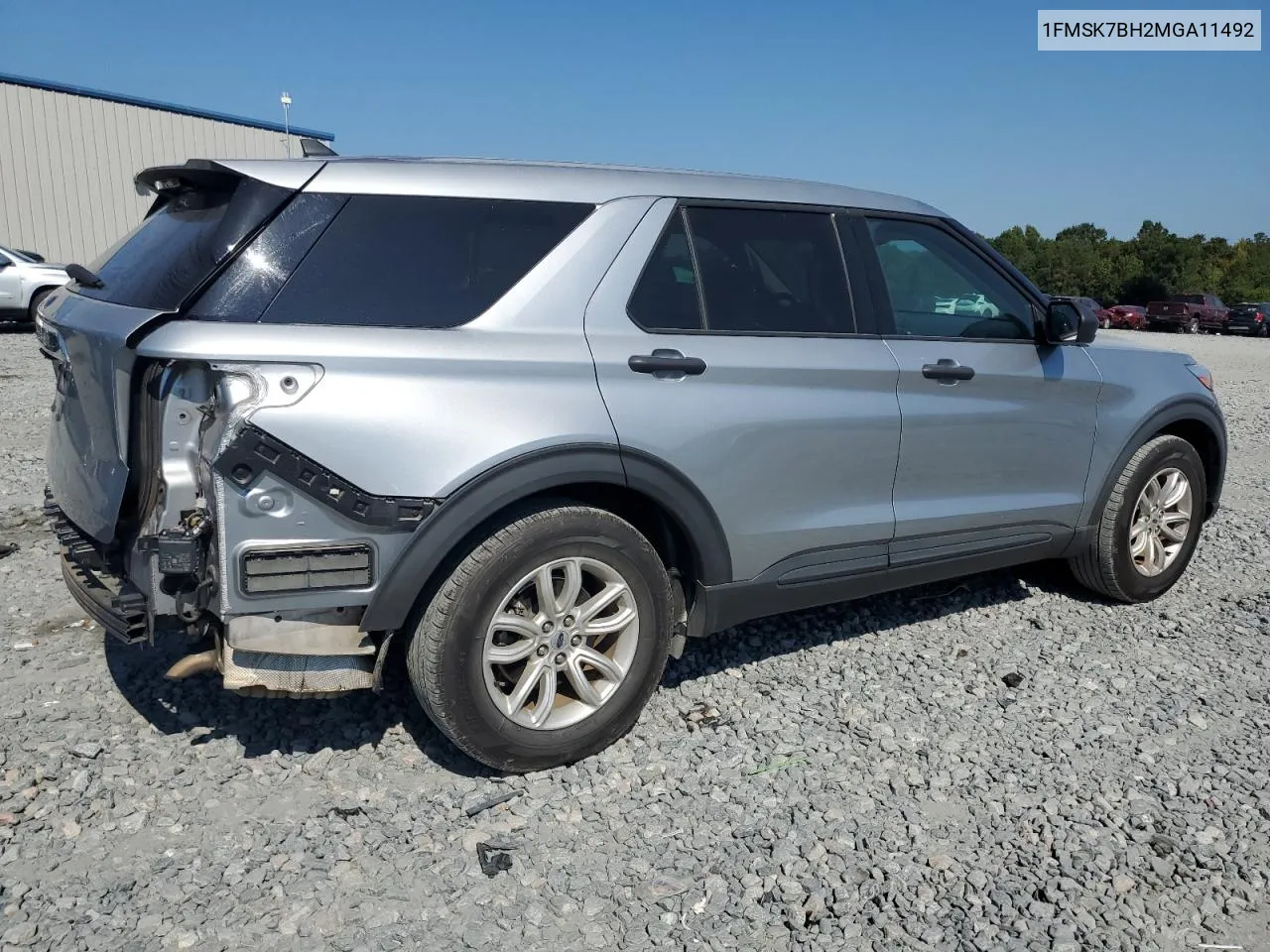 2021 Ford Explorer VIN: 1FMSK7BH2MGA11492 Lot: 69285664