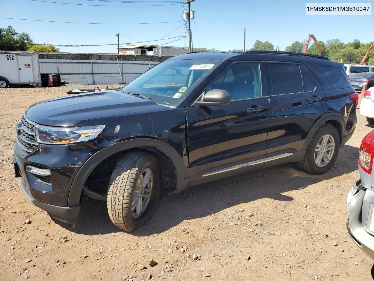 2021 Ford Explorer Xlt VIN: 1FMSK8DH1MGB10047 Lot: 69715304