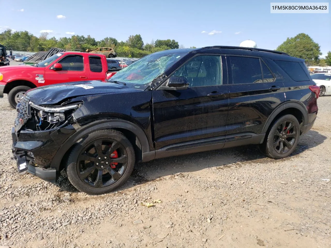 2021 Ford Explorer St VIN: 1FM5K8GC9MGA36423 Lot: 70254064