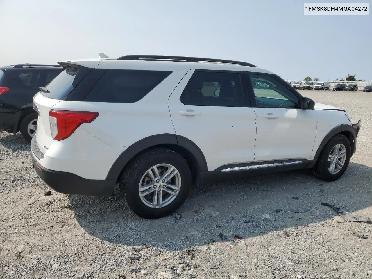 2021 Ford Explorer Xlt VIN: 1FMSK8DH4MGA04272 Lot: 70610474