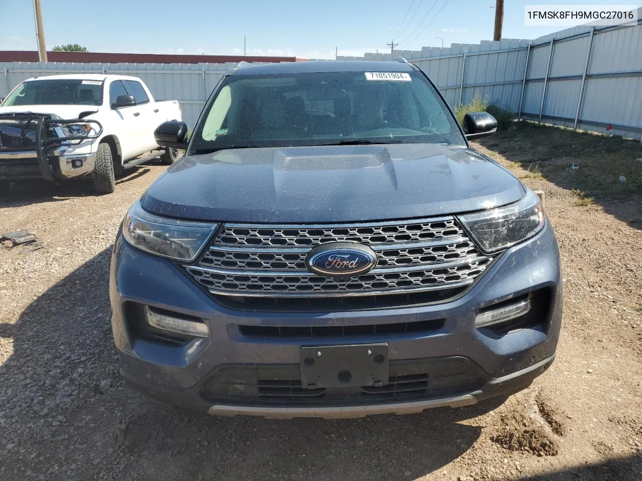 2021 Ford Explorer Limited VIN: 1FMSK8FH9MGC27016 Lot: 71051904