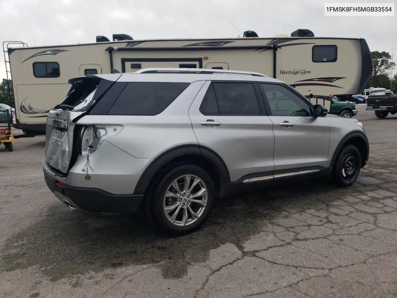 2021 Ford Explorer Limited VIN: 1FMSK8FH5MGB33554 Lot: 71227914