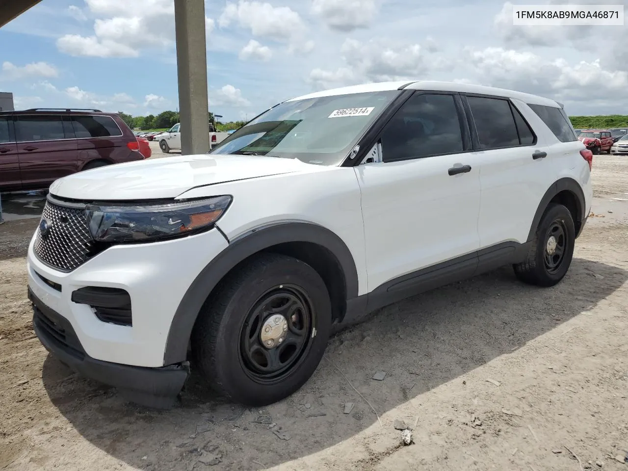 2021 Ford Explorer Police Interceptor VIN: 1FM5K8AB9MGA46871 Lot: 71525104