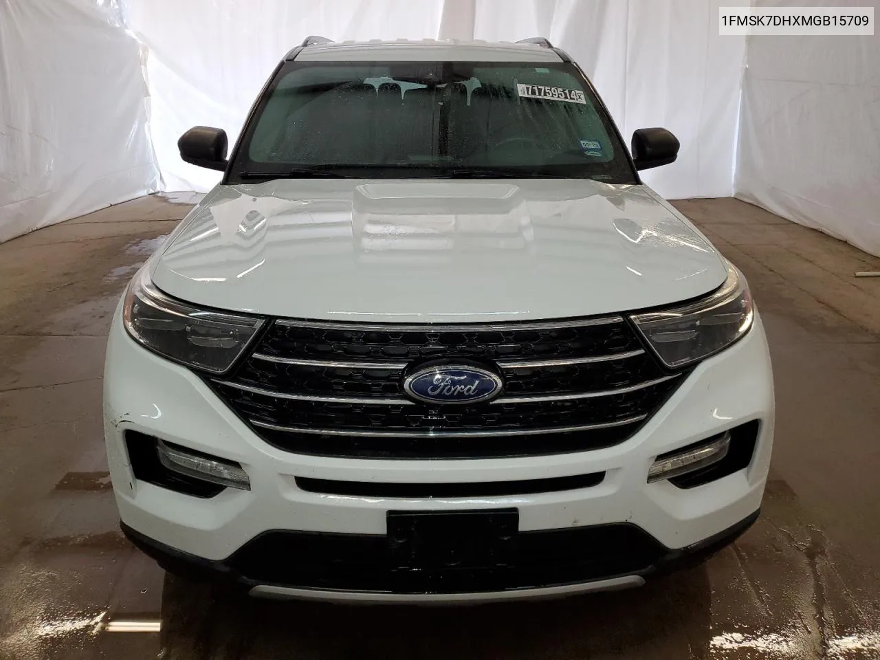 2021 Ford Explorer Xlt VIN: 1FMSK7DHXMGB15709 Lot: 71759514