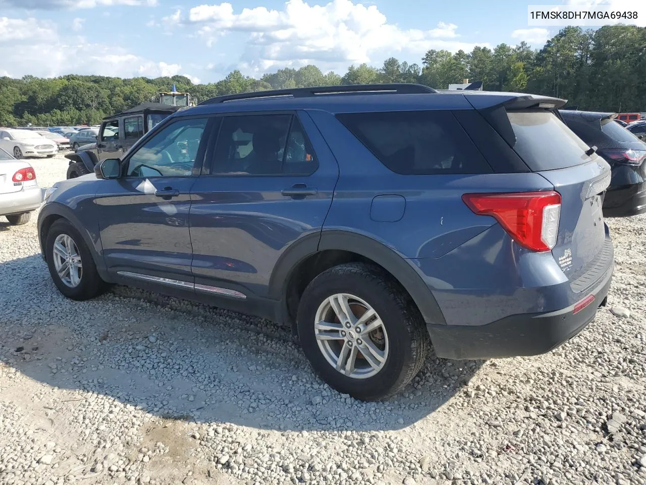 2021 Ford Explorer Xlt VIN: 1FMSK8DH7MGA69438 Lot: 71808114