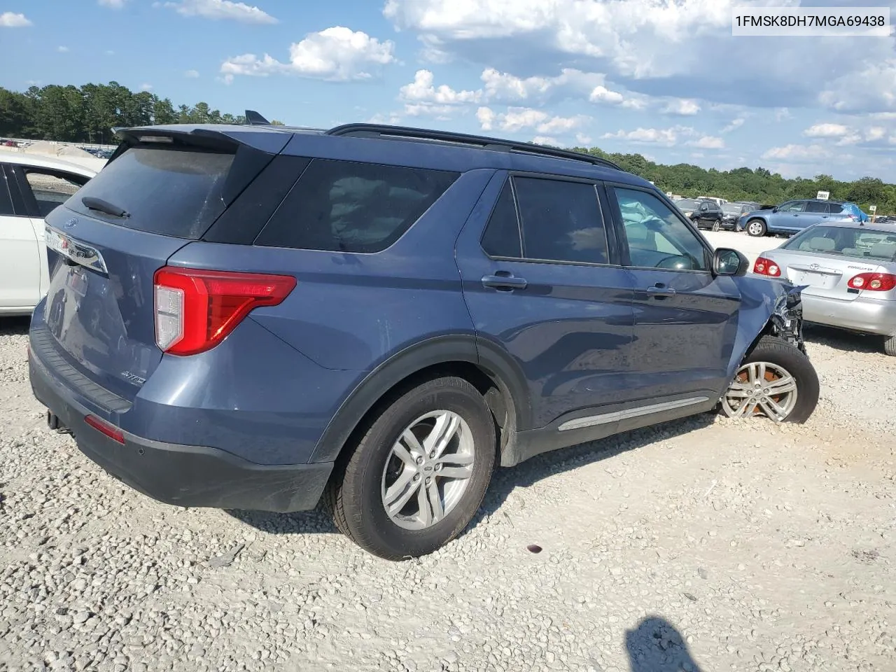 2021 Ford Explorer Xlt VIN: 1FMSK8DH7MGA69438 Lot: 71808114