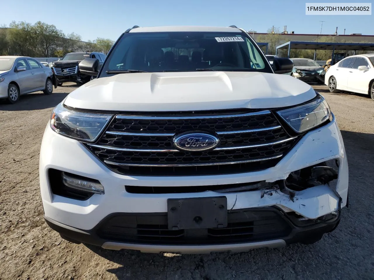 2021 Ford Explorer Xlt VIN: 1FMSK7DH1MGC04052 Lot: 72267214