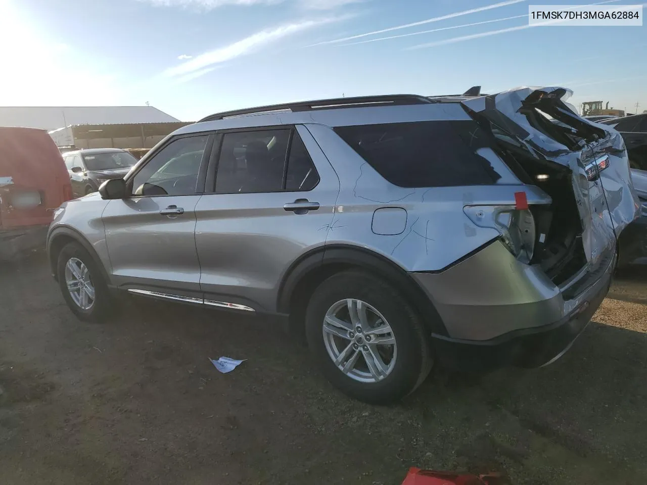 2021 Ford Explorer Xlt VIN: 1FMSK7DH3MGA62884 Lot: 72350574