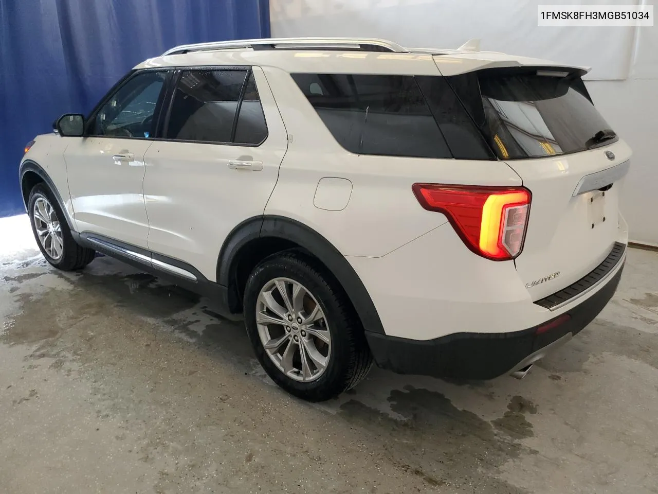 2021 Ford Explorer Limited VIN: 1FMSK8FH3MGB51034 Lot: 72457004