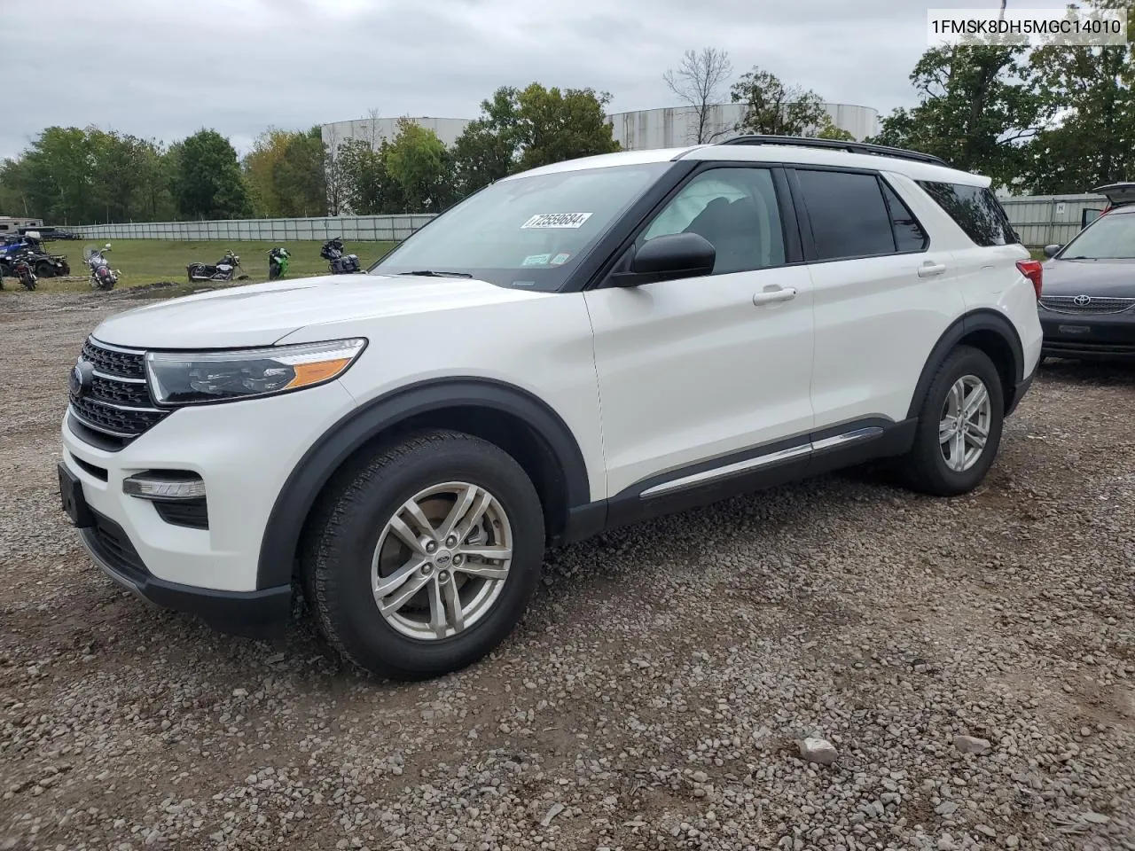 2021 Ford Explorer Xlt VIN: 1FMSK8DH5MGC14010 Lot: 72559684