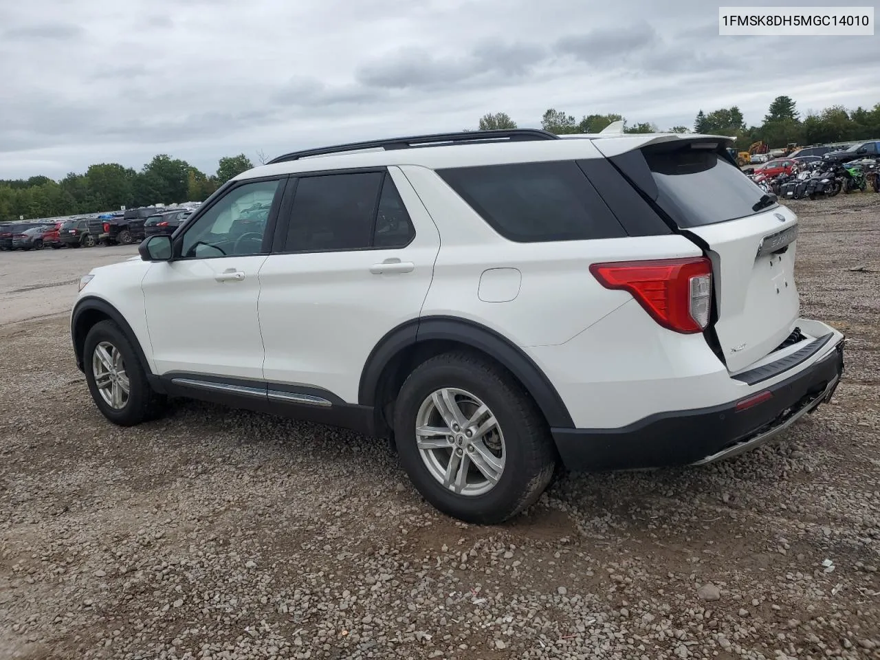 2021 Ford Explorer Xlt VIN: 1FMSK8DH5MGC14010 Lot: 72559684