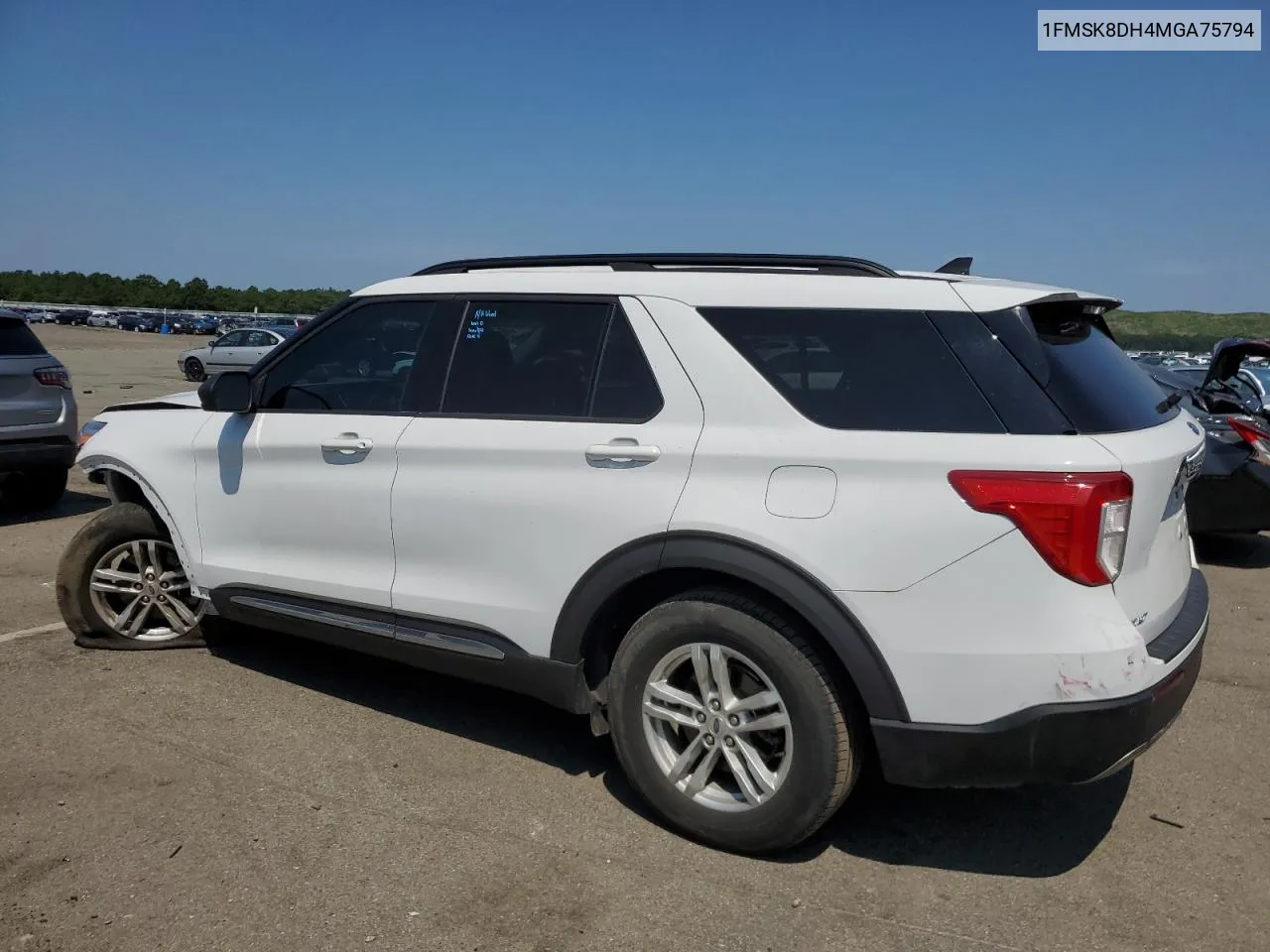 2021 Ford Explorer Xlt VIN: 1FMSK8DH4MGA75794 Lot: 72672744