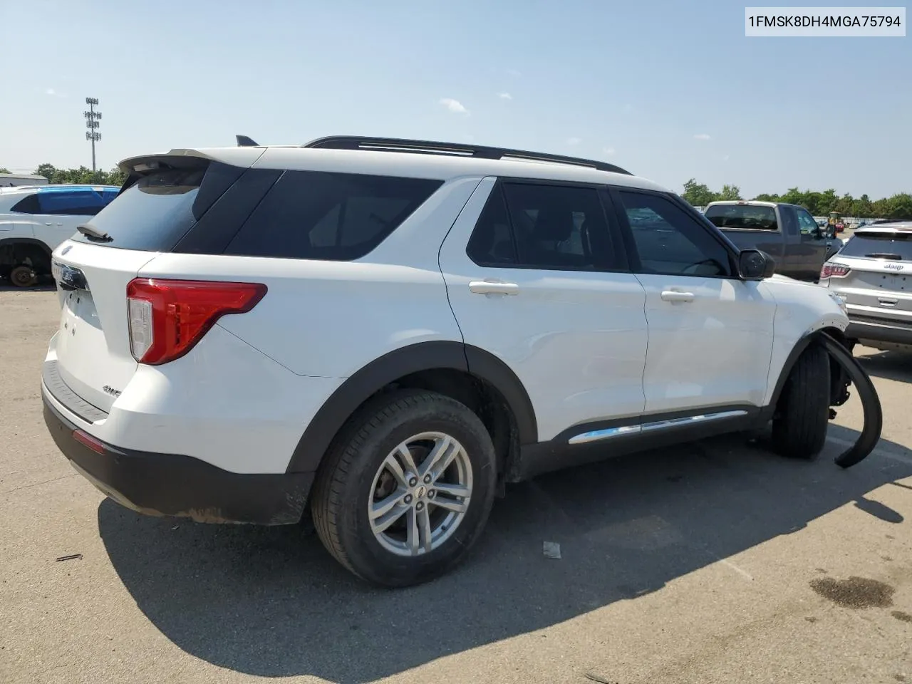 1FMSK8DH4MGA75794 2021 Ford Explorer Xlt