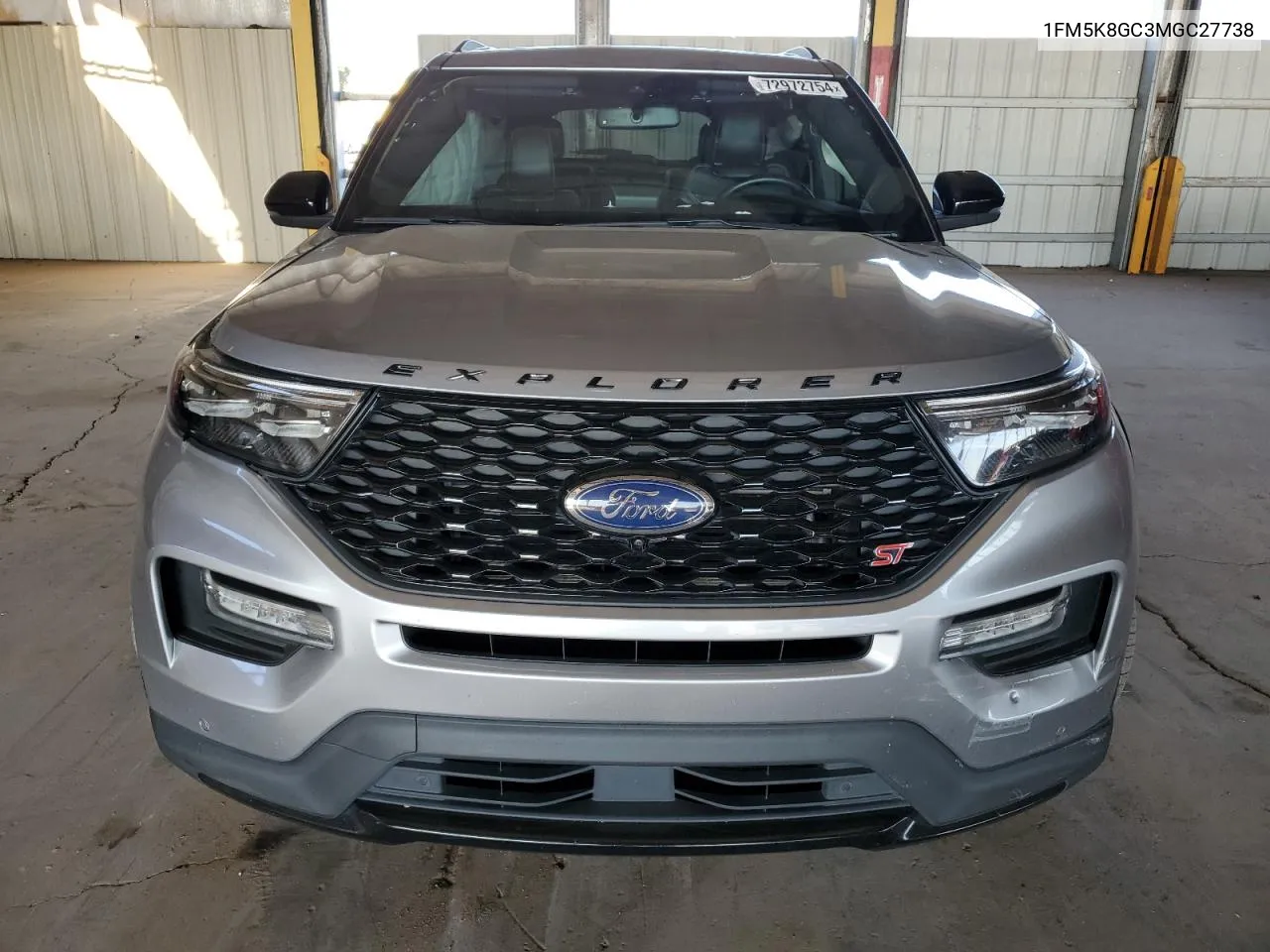 2021 Ford Explorer St VIN: 1FM5K8GC3MGC27738 Lot: 72972754