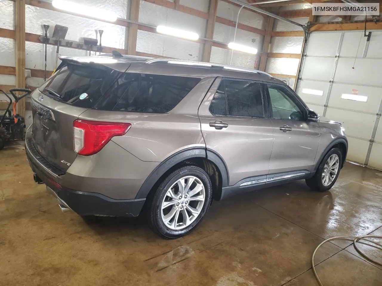 2021 Ford Explorer Limited VIN: 1FMSK8FH3MGA21156 Lot: 73001004