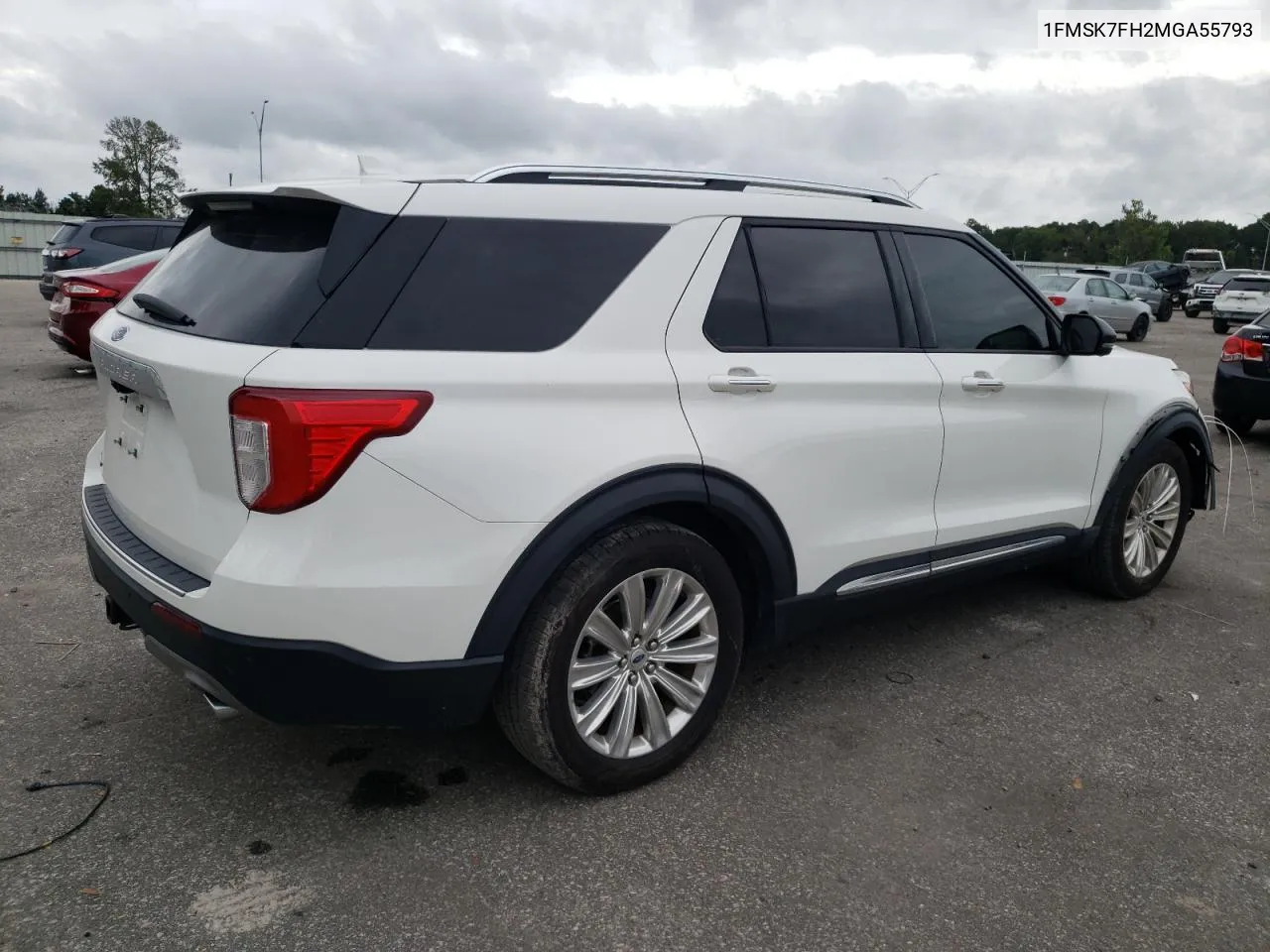 2021 Ford Explorer Limited VIN: 1FMSK7FH2MGA55793 Lot: 73017794