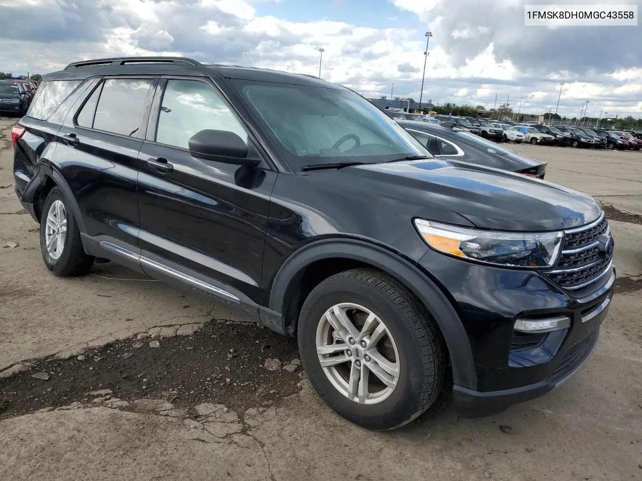 2021 Ford Explorer Xlt VIN: 1FMSK8DH0MGC43558 Lot: 73301754