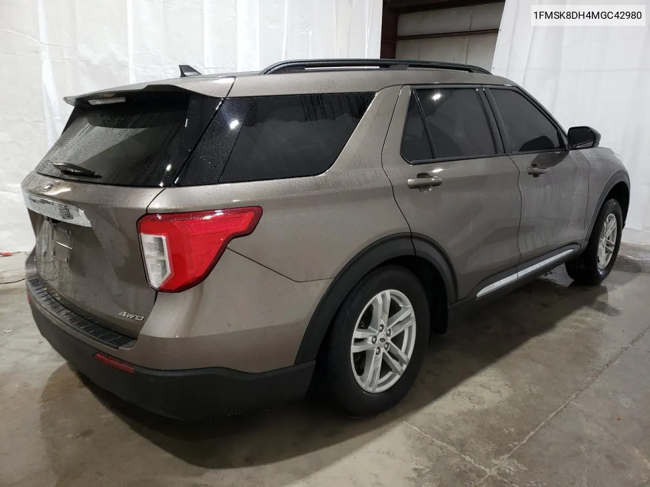 2021 Ford Explorer Xlt VIN: 1FMSK8DH4MGC42980 Lot: 73548504