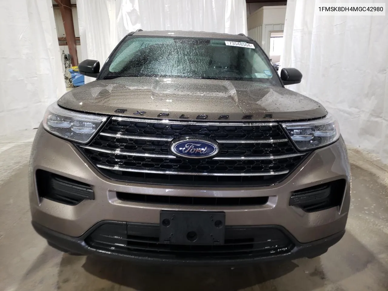 2021 Ford Explorer Xlt VIN: 1FMSK8DH4MGC42980 Lot: 73548504