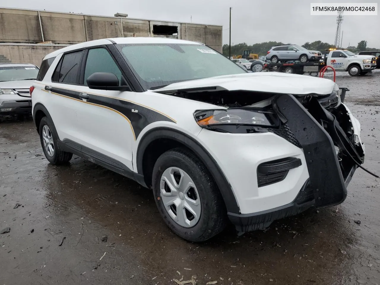 2021 Ford Explorer Police Interceptor VIN: 1FM5K8AB9MGC42468 Lot: 73673374