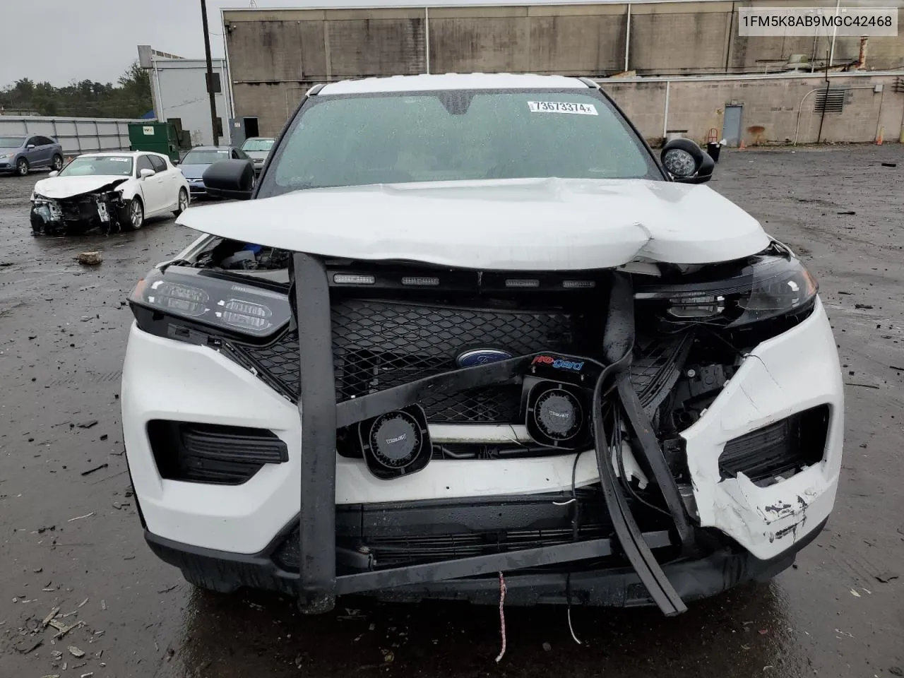 2021 Ford Explorer Police Interceptor VIN: 1FM5K8AB9MGC42468 Lot: 73673374