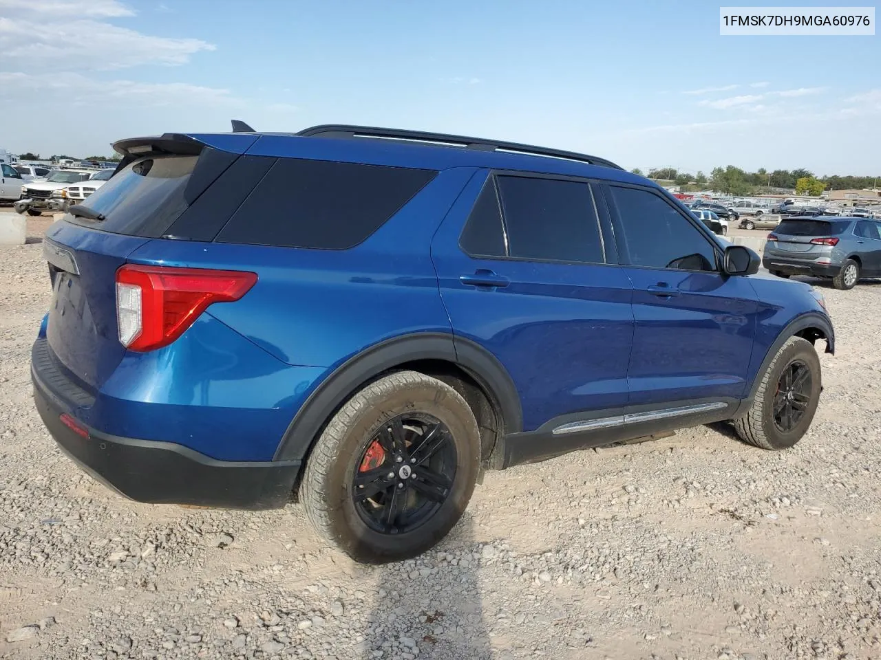 2021 Ford Explorer Xlt VIN: 1FMSK7DH9MGA60976 Lot: 73764874