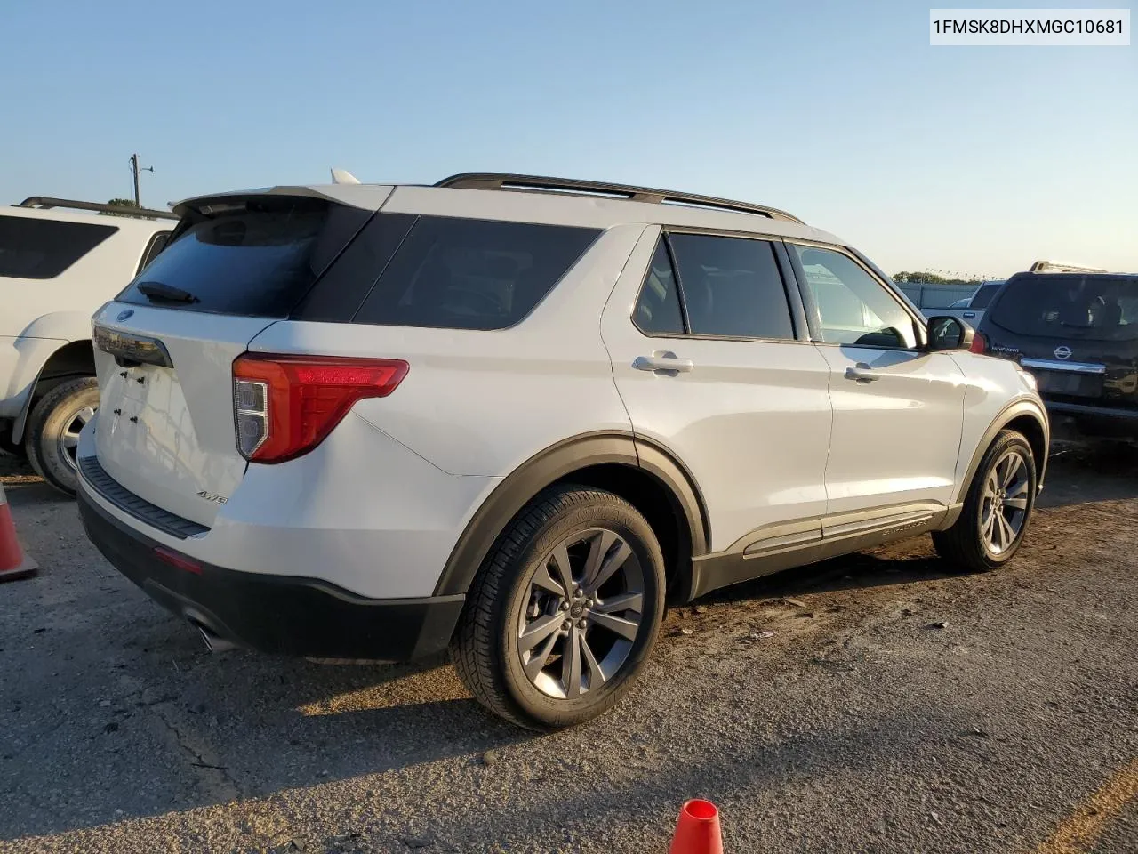 2021 Ford Explorer Xlt VIN: 1FMSK8DHXMGC10681 Lot: 73811384