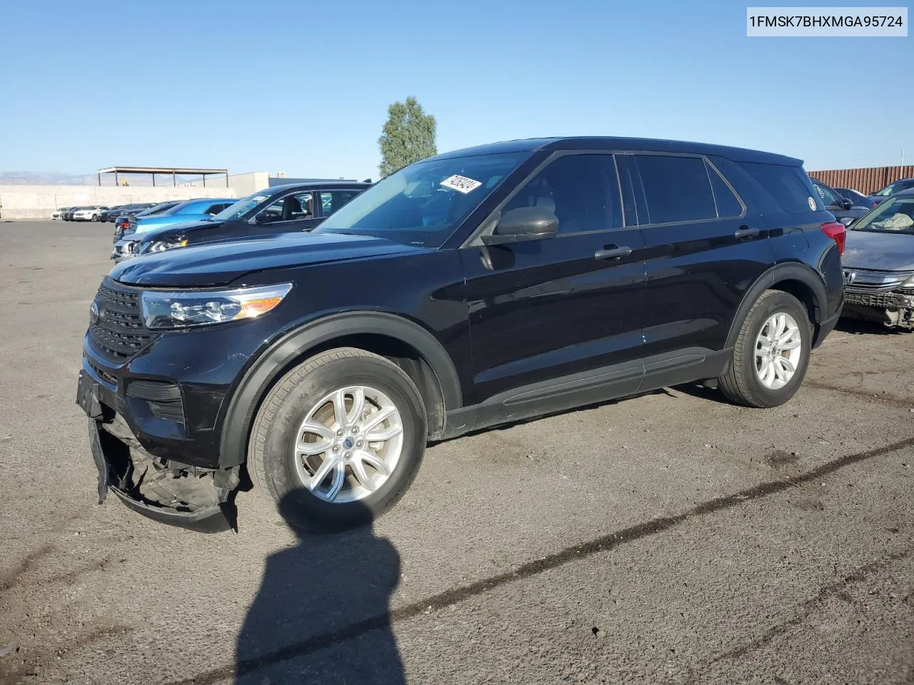 2021 Ford Explorer VIN: 1FMSK7BHXMGA95724 Lot: 74263424