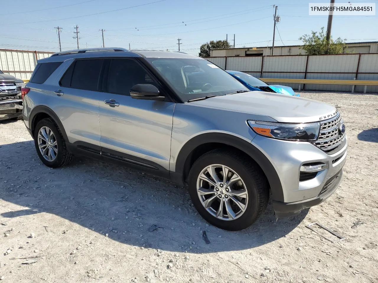 2021 Ford Explorer Limited VIN: 1FMSK8FH5MGA84551 Lot: 74288684