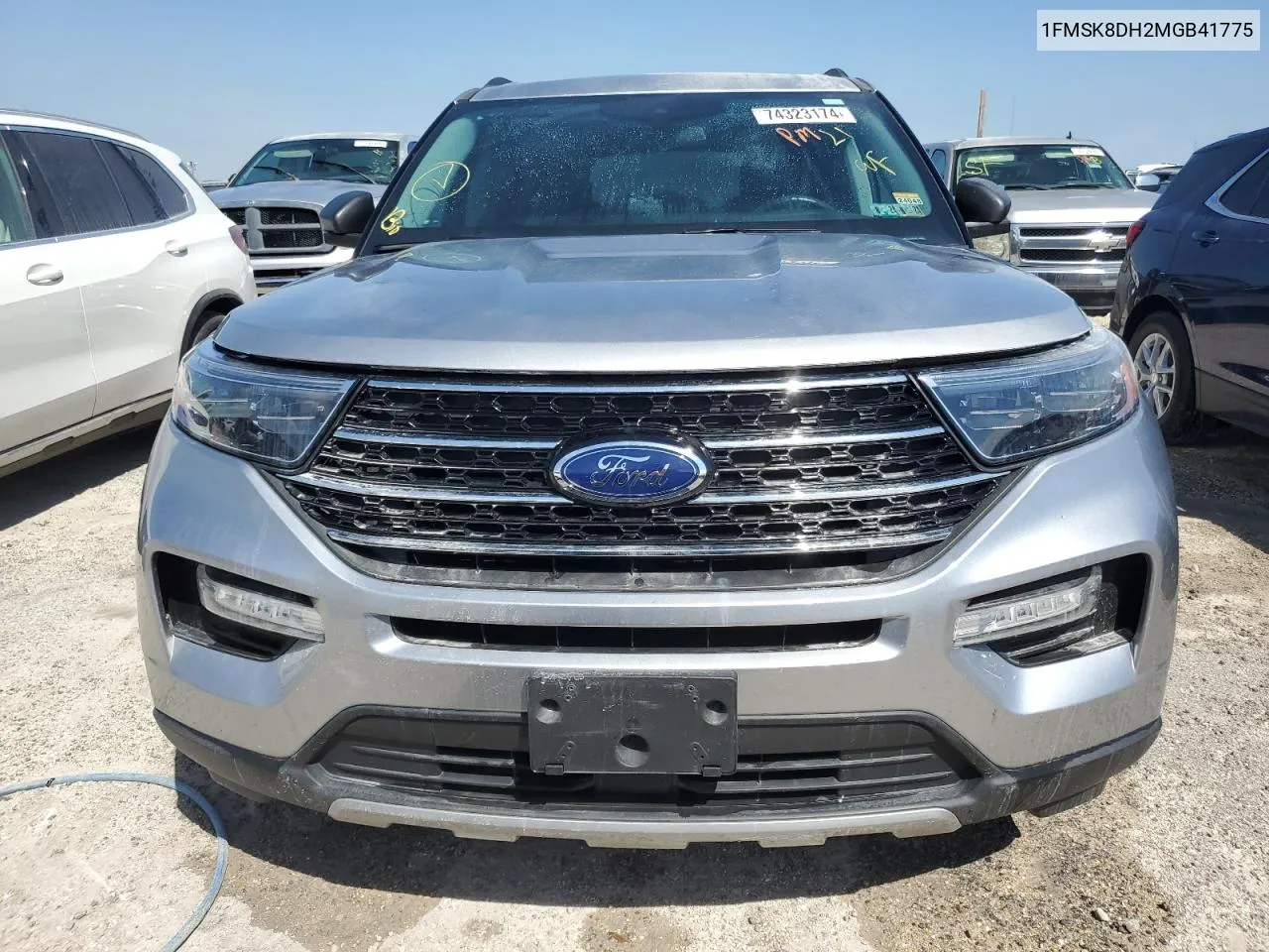 2021 Ford Explorer Xlt VIN: 1FMSK8DH2MGB41775 Lot: 74323174